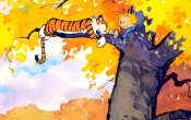 Calvin and Hobbes Wallpaper