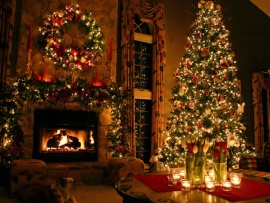Cozy Christmas Wallpaper (click to view)