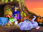 Disney Halloween Wallpaper - Pooh and Friends