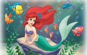 Disney Wallpaper - Ariel and Friends