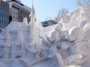 Disney Wallpaper - Snow Sculpture