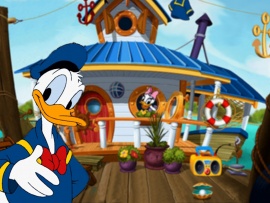 Donald Duck's Boat House Wallpaper (click to view)