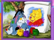 Eeyore Wallpaper - Patchwork