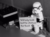 Stormtrooper Out of Work Wallpaper