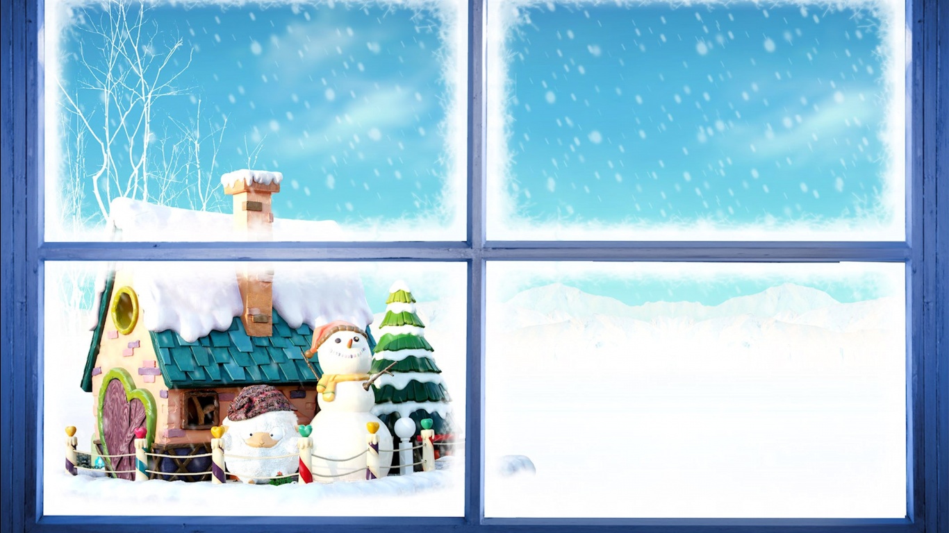 Christmas Sheep Wallpaper