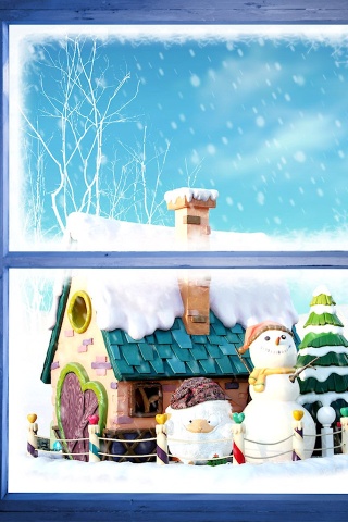 Christmas Sheep Wallpaper