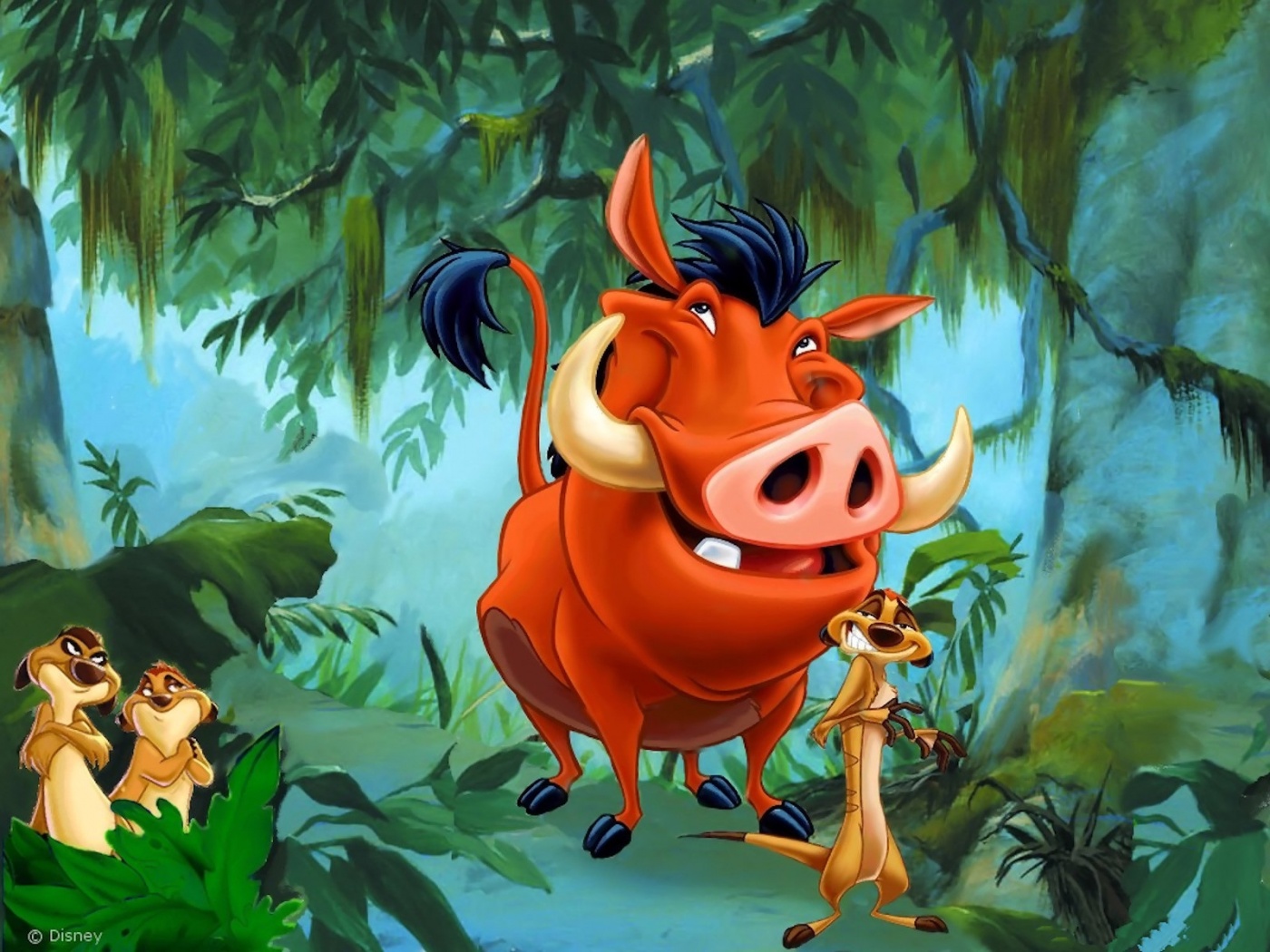 Timon and Pumbaa Wallpaper