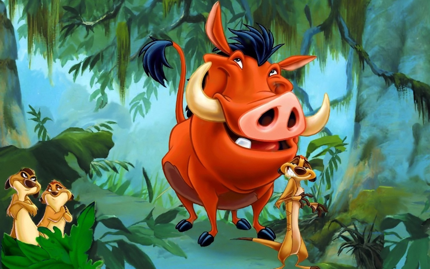 Timon and Pumbaa Wallpaper