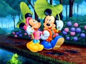 Disney Wallpaper - Romantic Stroll