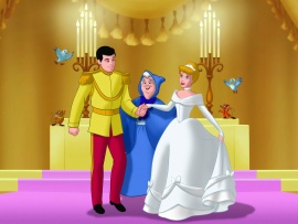 Disney Wallpaper: Cinderella and Prince Charming (click to view)