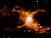 Two-lobed Nebula Wallpaper