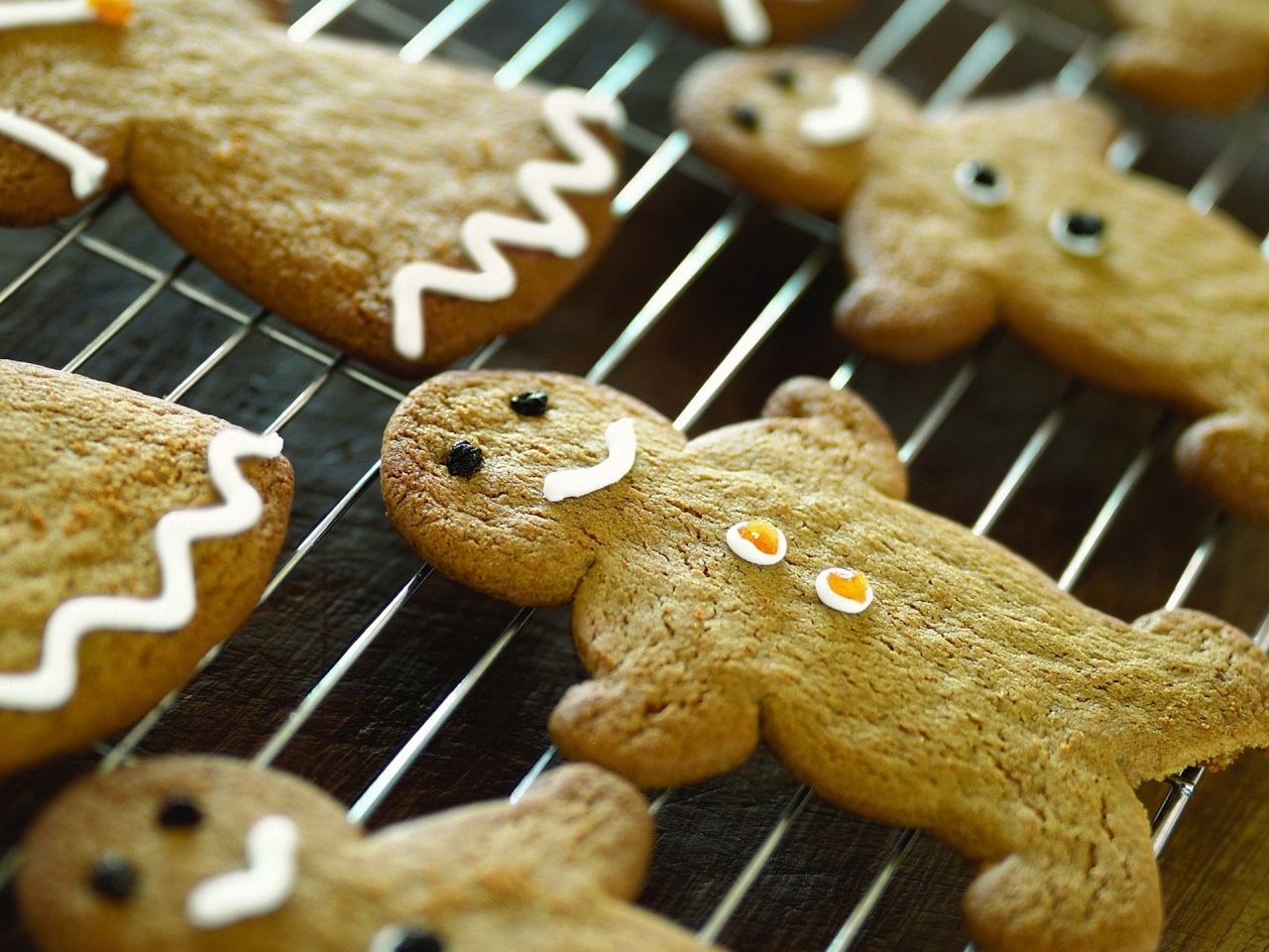 Christmas Gingerbread Man Wallpaper