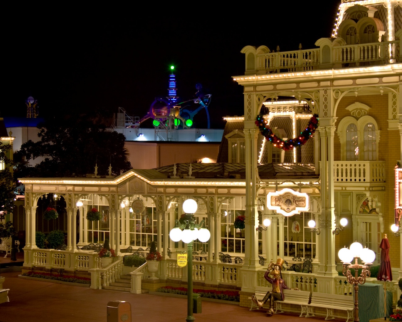 Disney World at Christmas Wallpaper