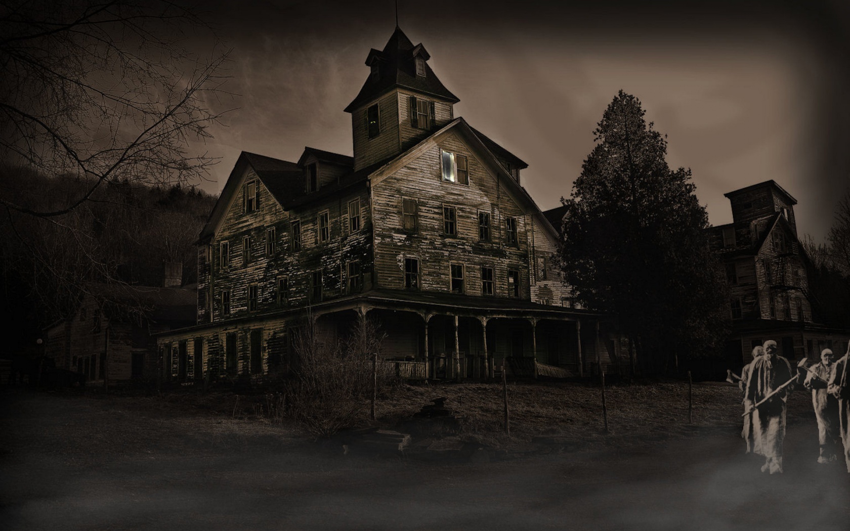 Haunted House Wallpaper
