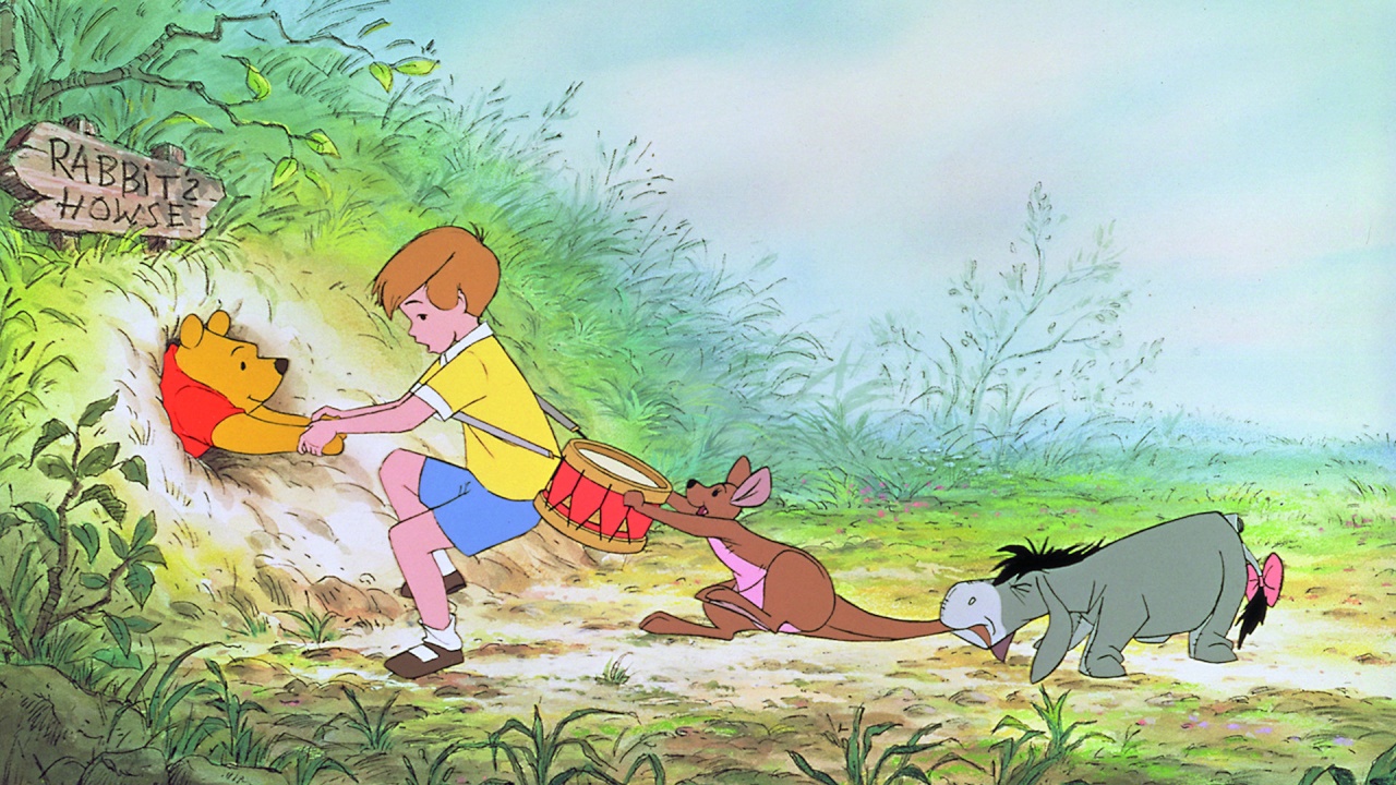 Pooh Needs Help - Disney Wallpaper