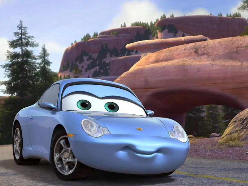 Sally - Disney Cars Wallpaper